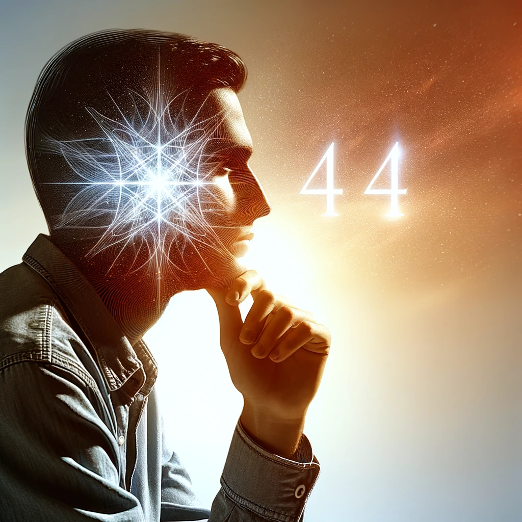 seeing 444 when thinking about someone